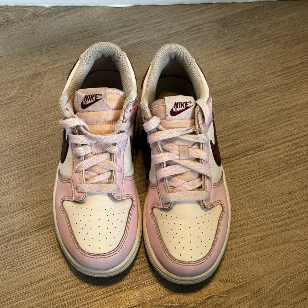 Nike Dunk Low PS “Pink Foam” Dark Beetroot / White CW1588-601 Size 3Y Pre-owned - Picture 3 of 10